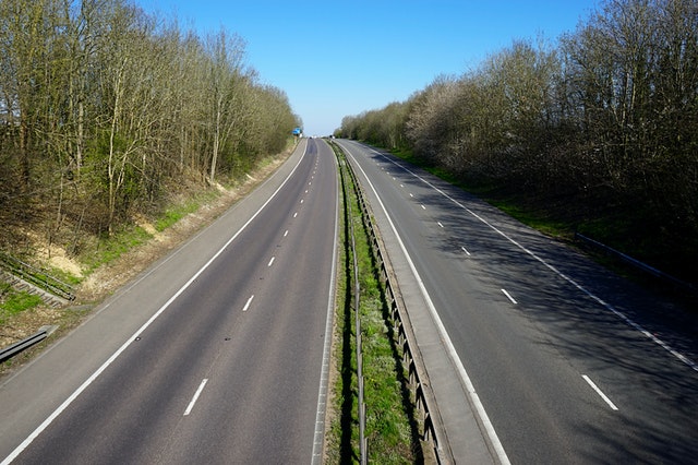 UK motorway road